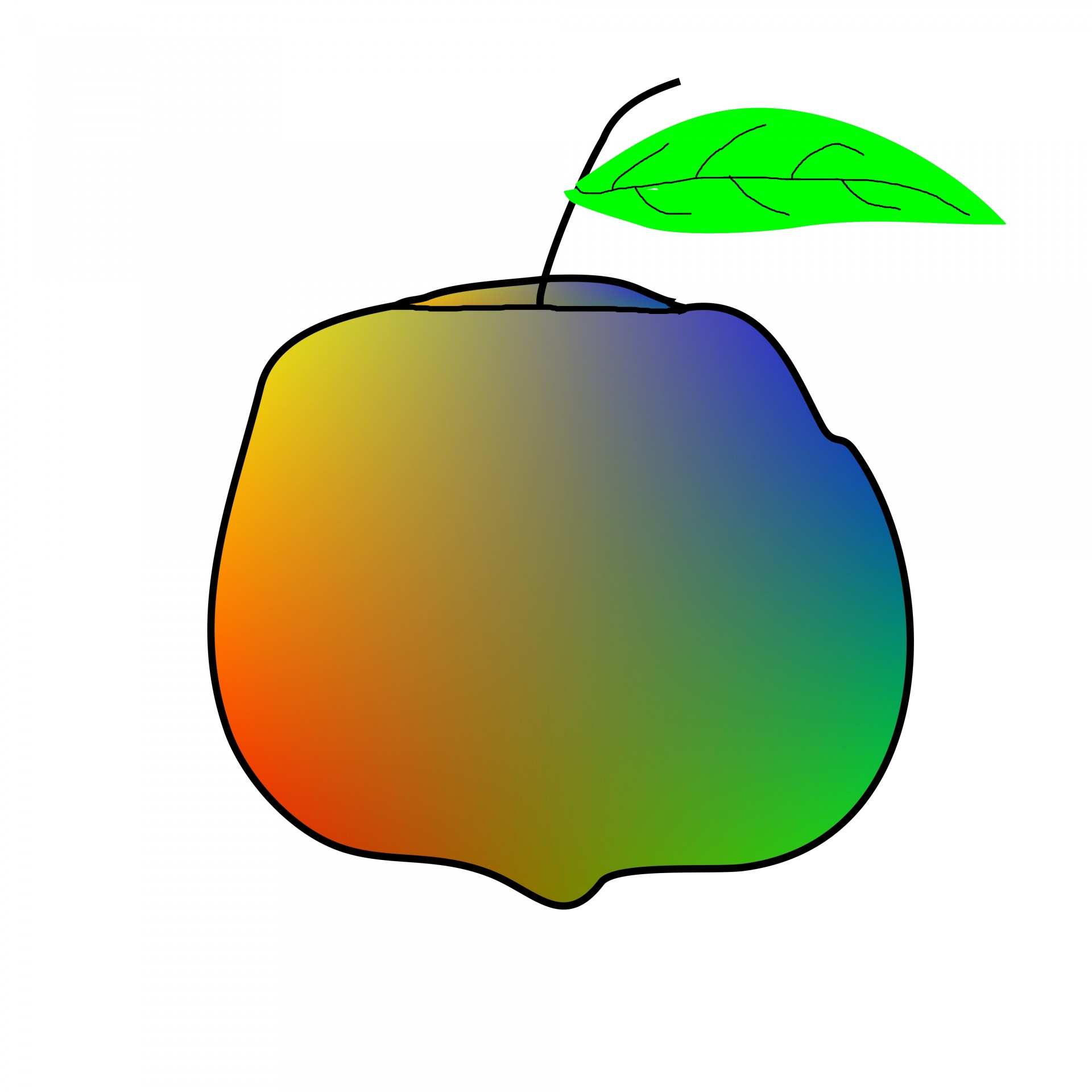 drawing icon apple free photo