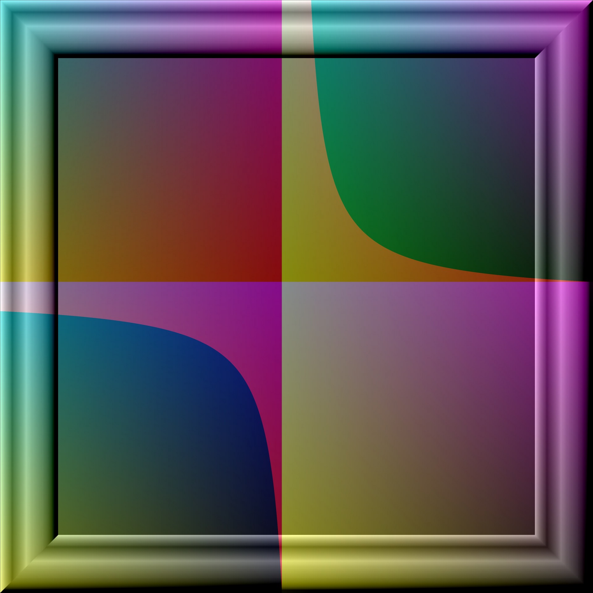 gradient 3d glass free photo