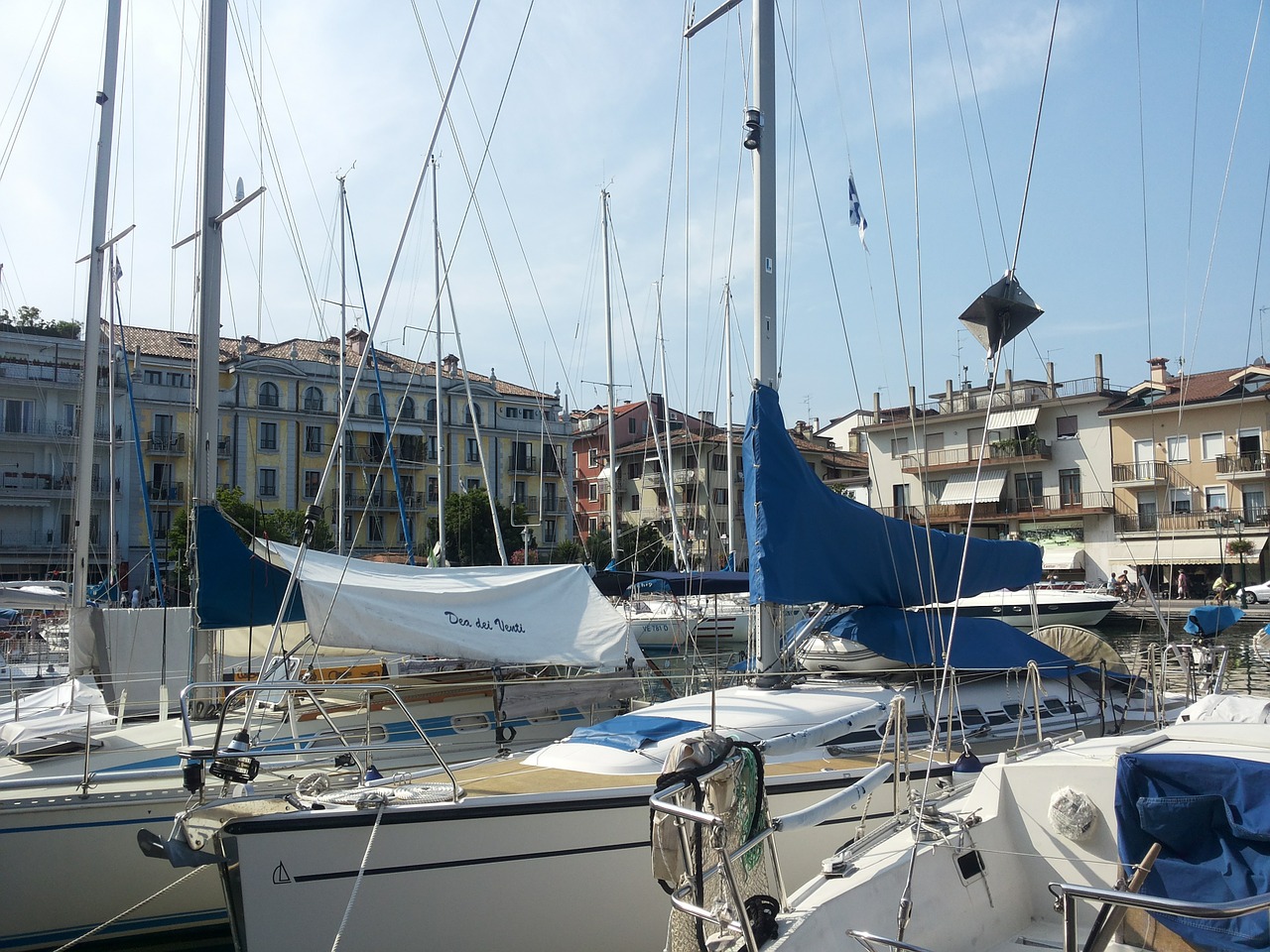 grado port boats free photo