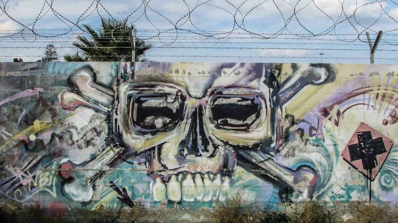 graffiti wall urban free photo