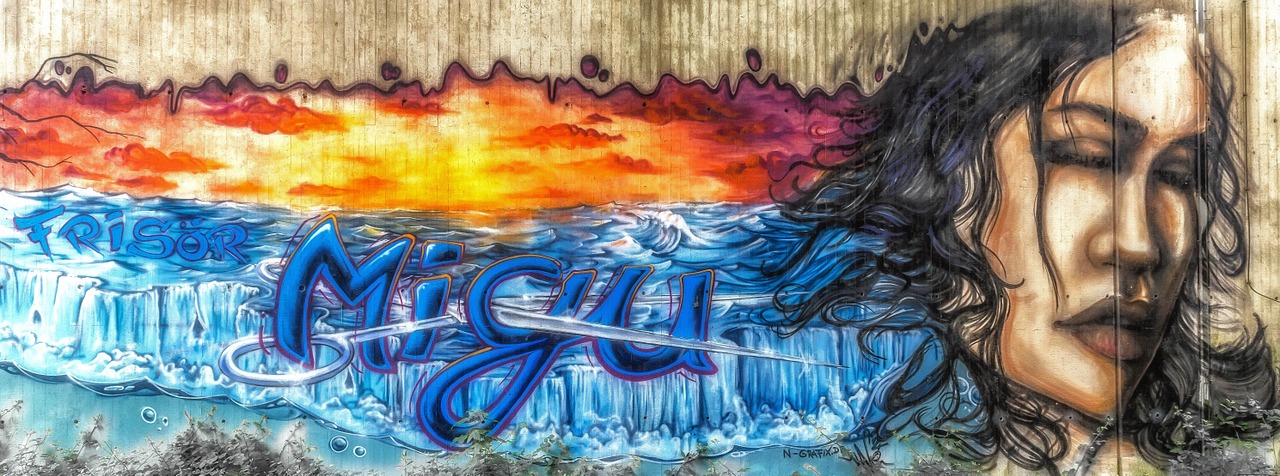 graffiti art mural free photo