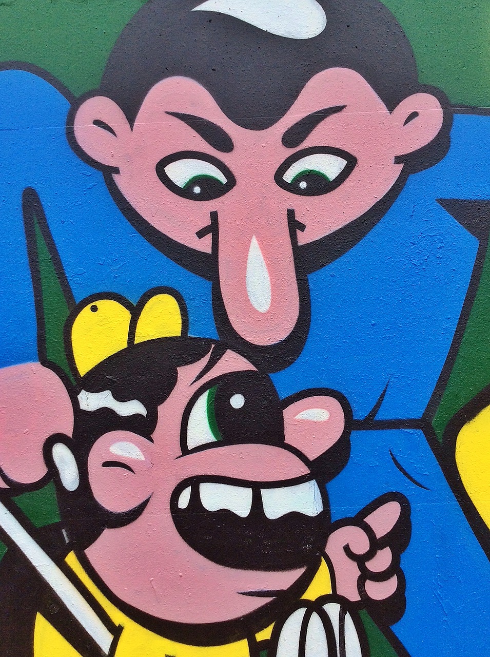 graffiti cartoon characters free photo