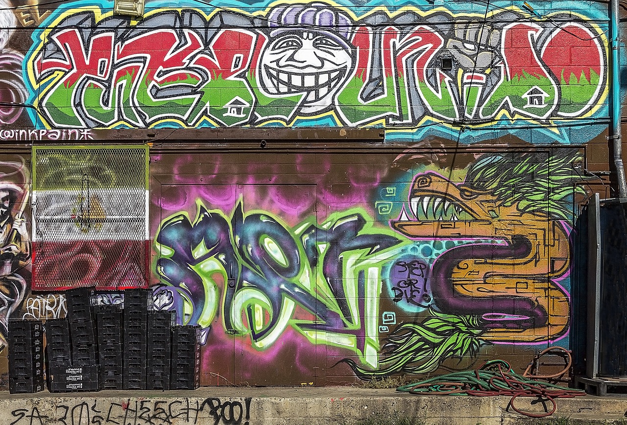 graffiti background grunge free photo