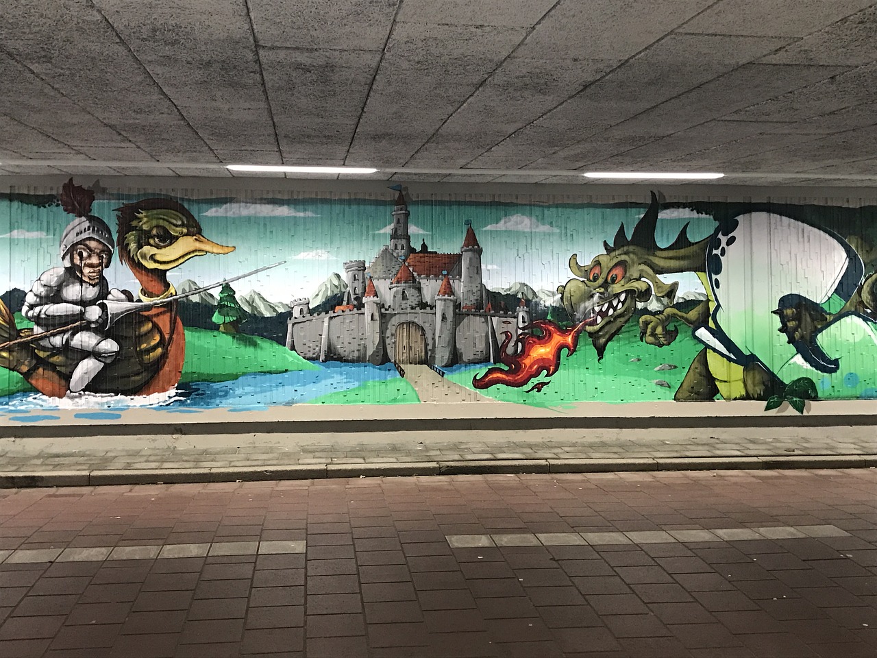 graffiti eindhoven dragons free photo