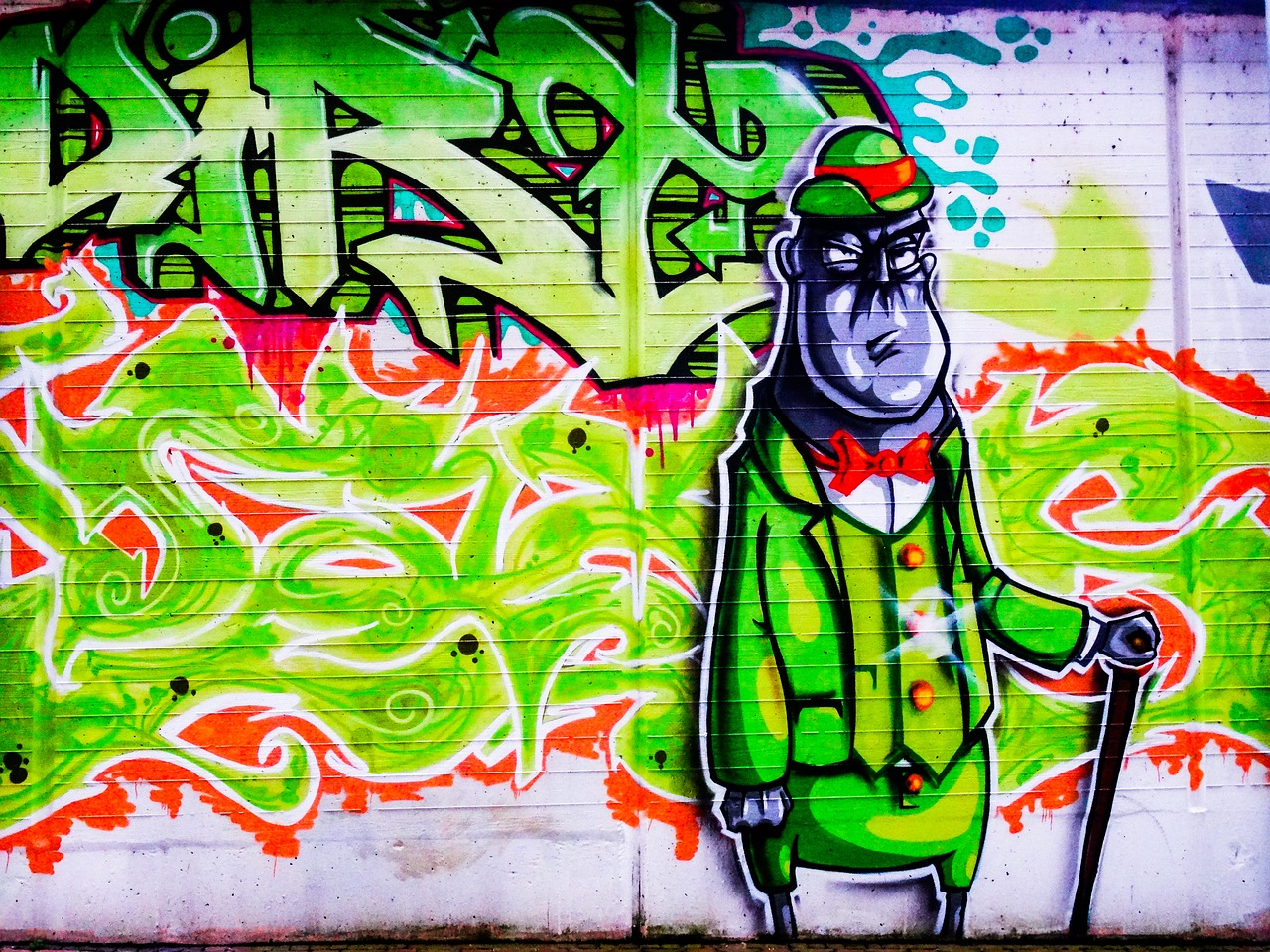 graffiti hat human free photo