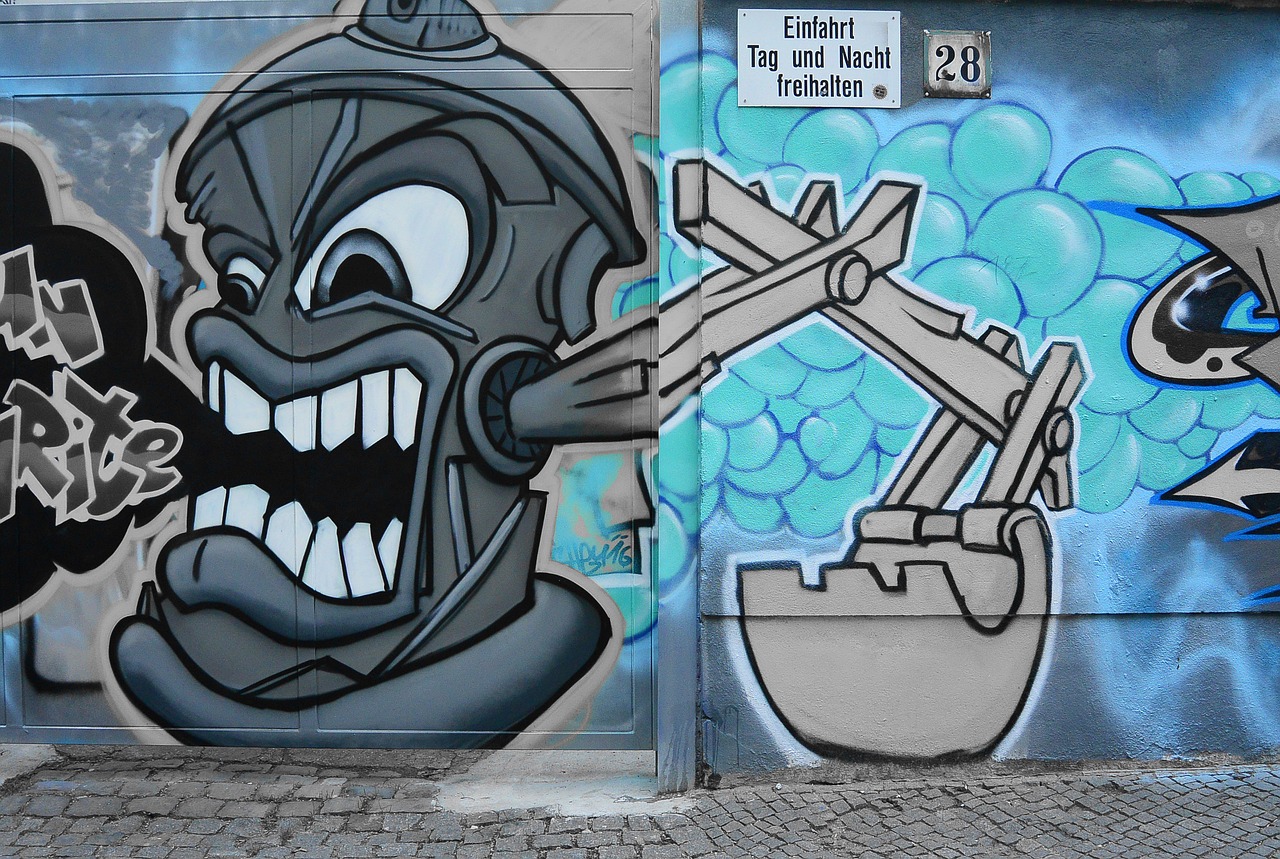 graffiti street art urban art free photo