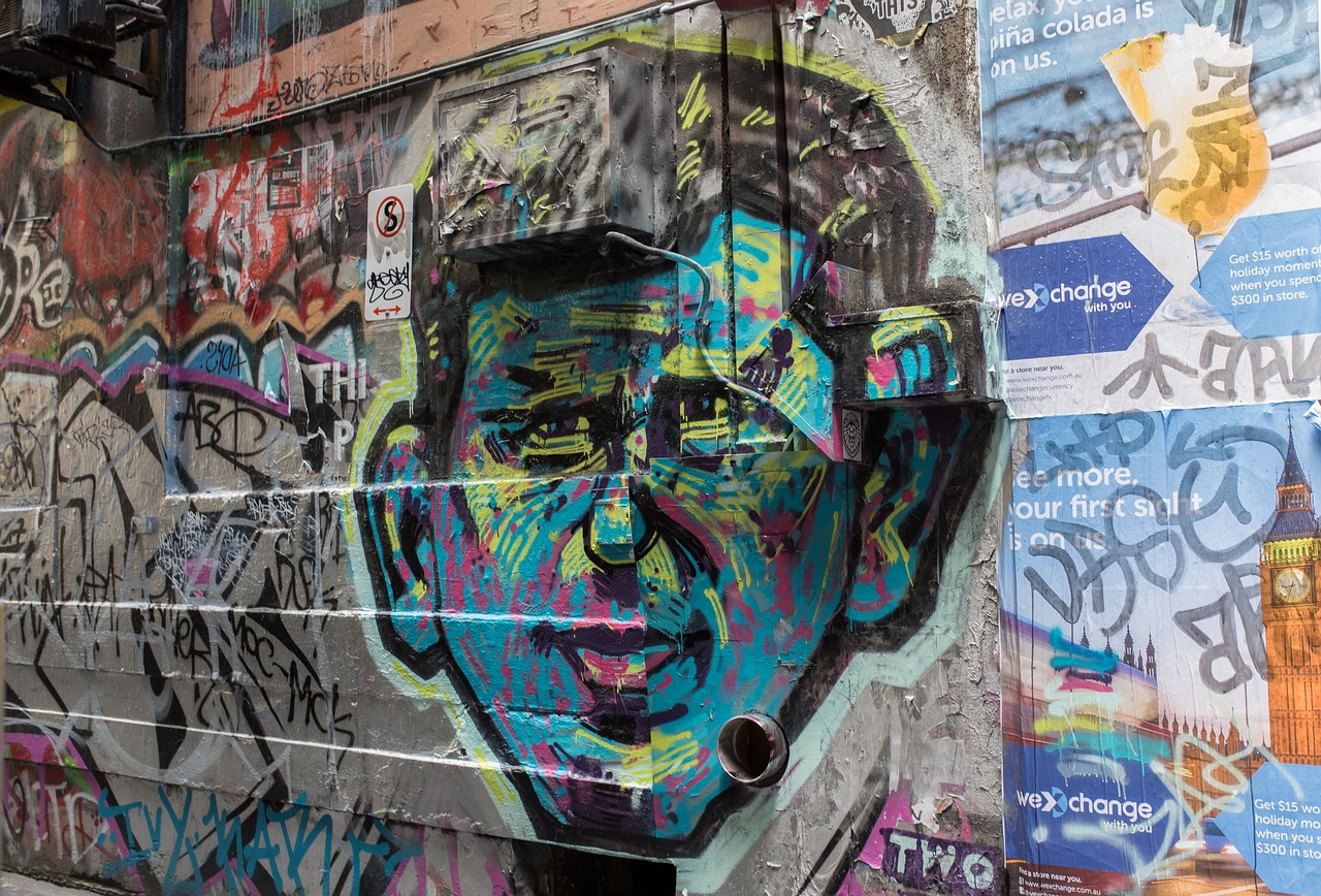 graffiti face painting free photo