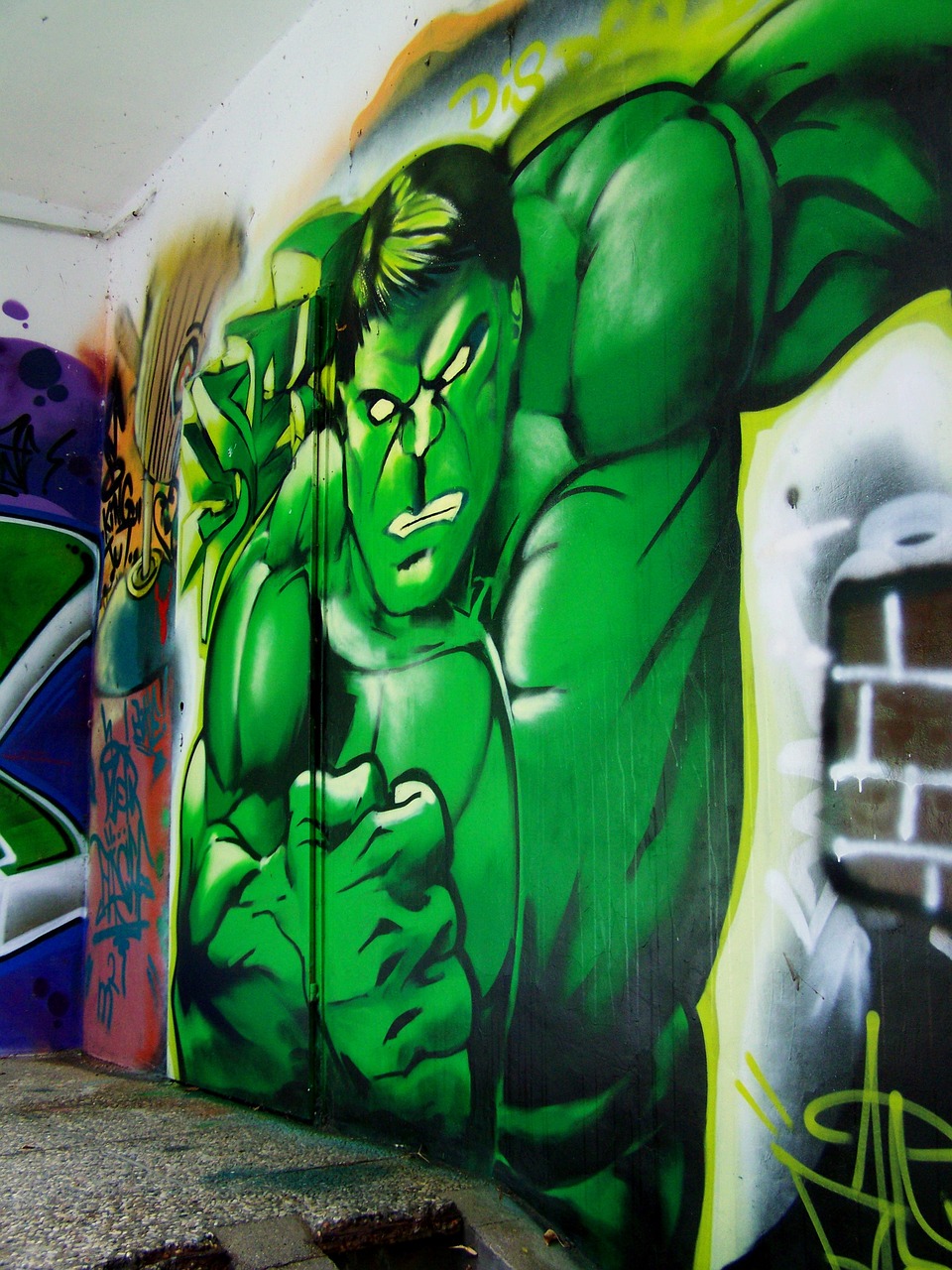 graffiti wall painting controversial art free photo