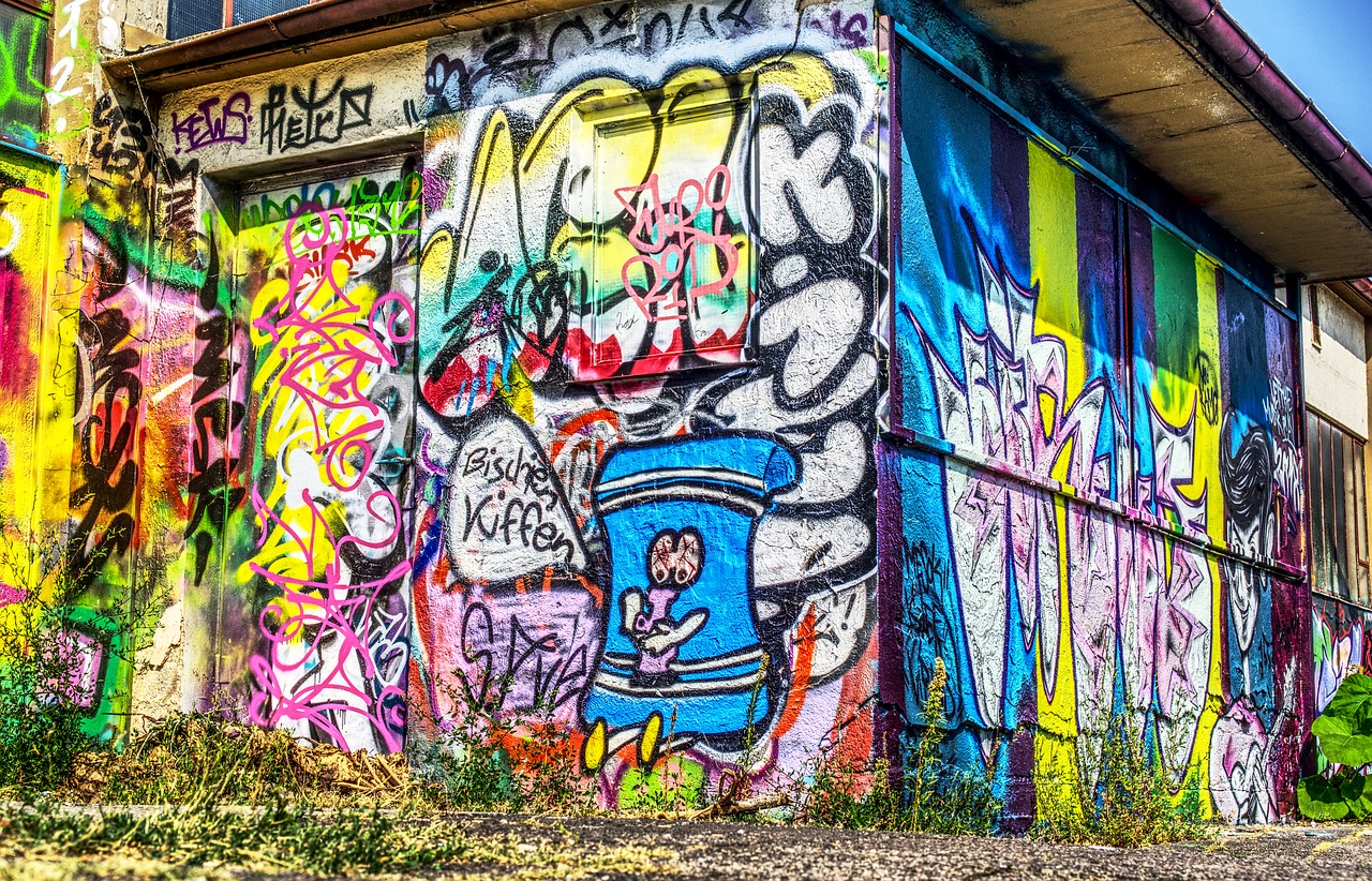 graffiti  wall  art free photo