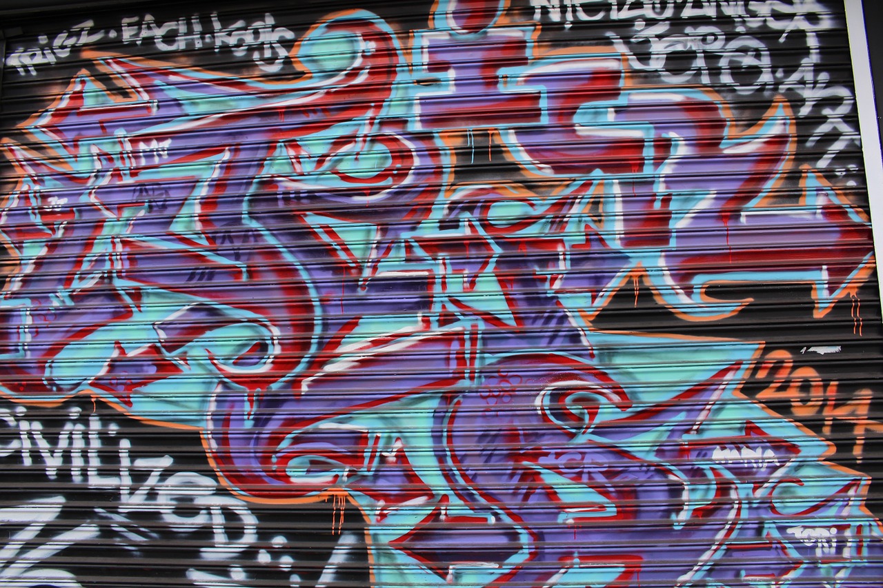 graffiti wall street art free photo