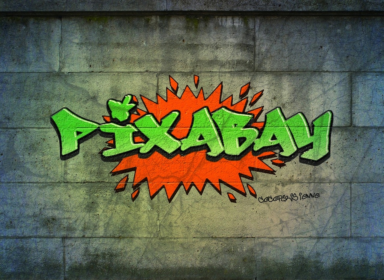 graffiti logo pixabay free photo