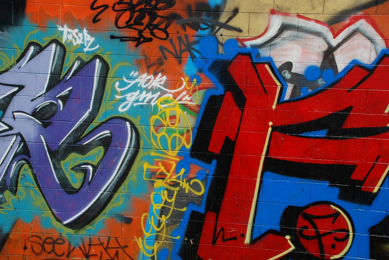 graffiti urban streets free photo