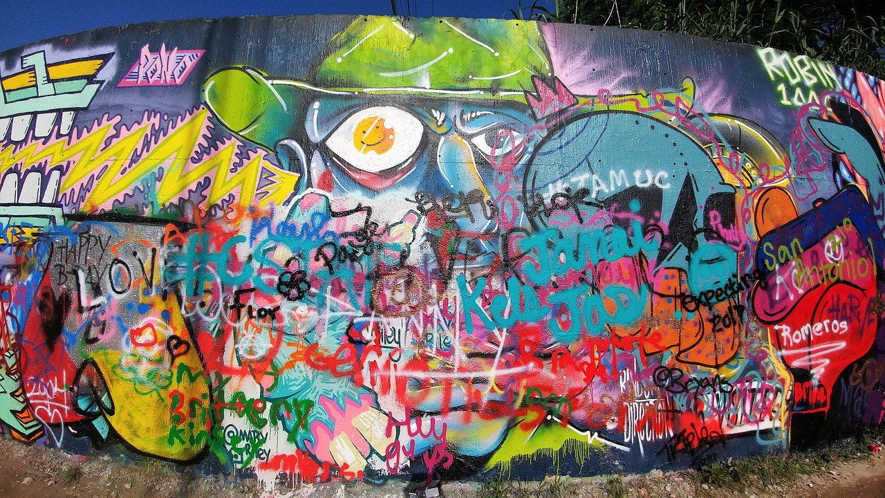 graffiti wall austin texas austin free photo