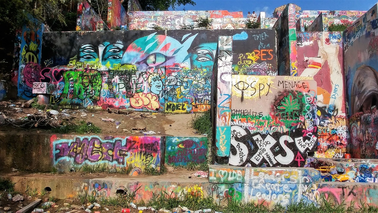 graffiti wall austin texas austin free photo