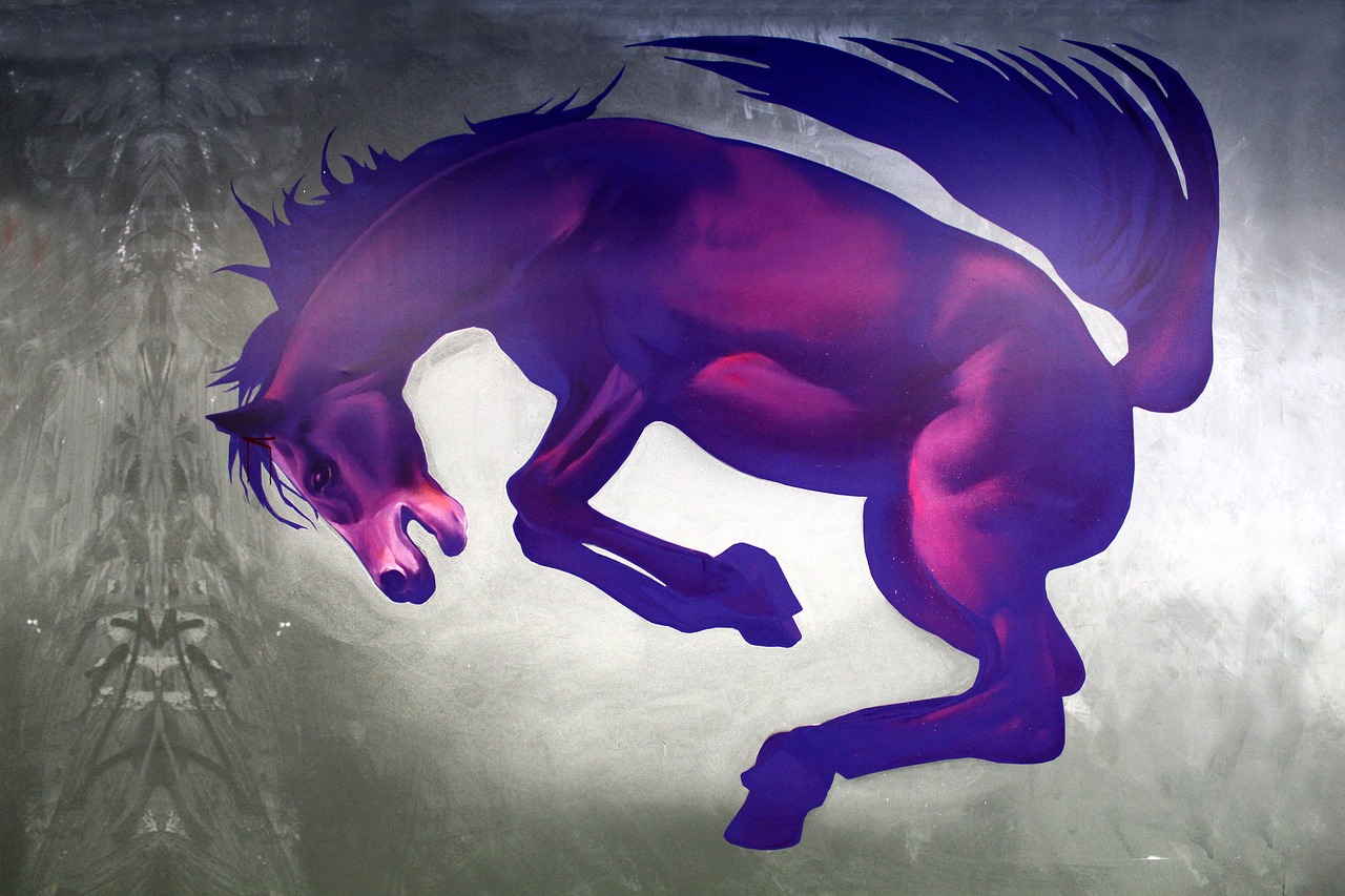Пурпурная лошадь