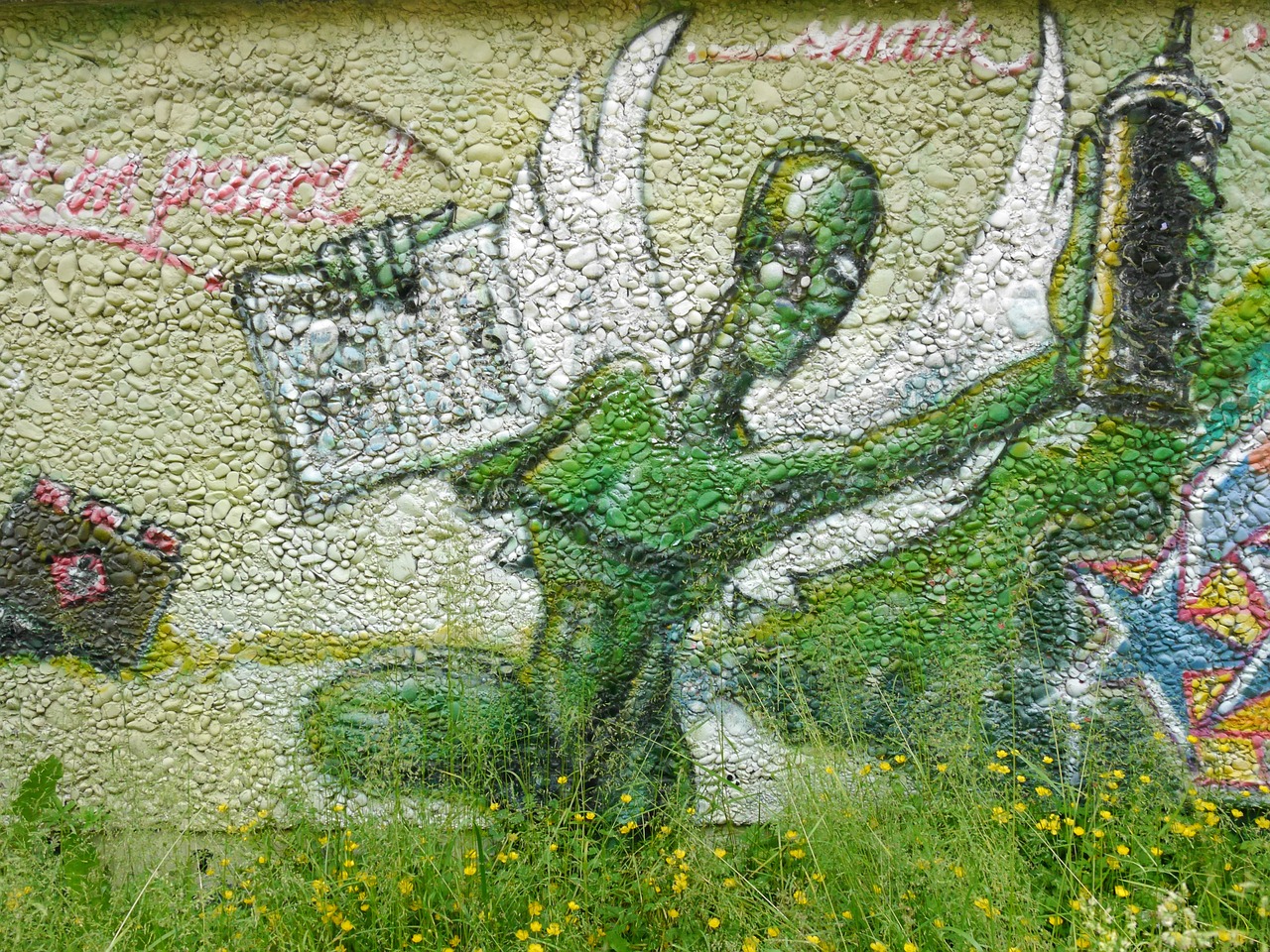 graffitty augsburg green free photo