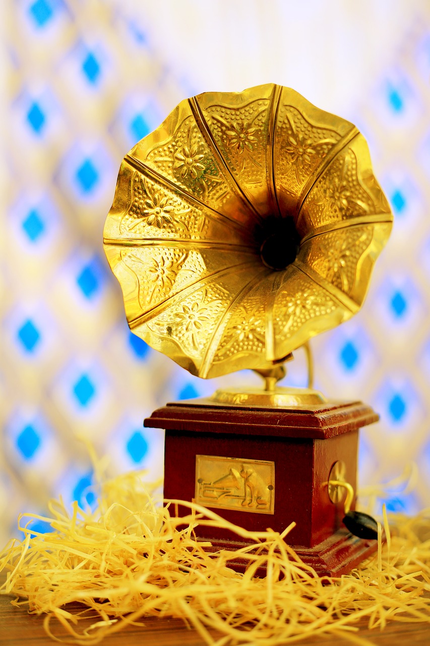 gramophone  music instrument  retro free photo