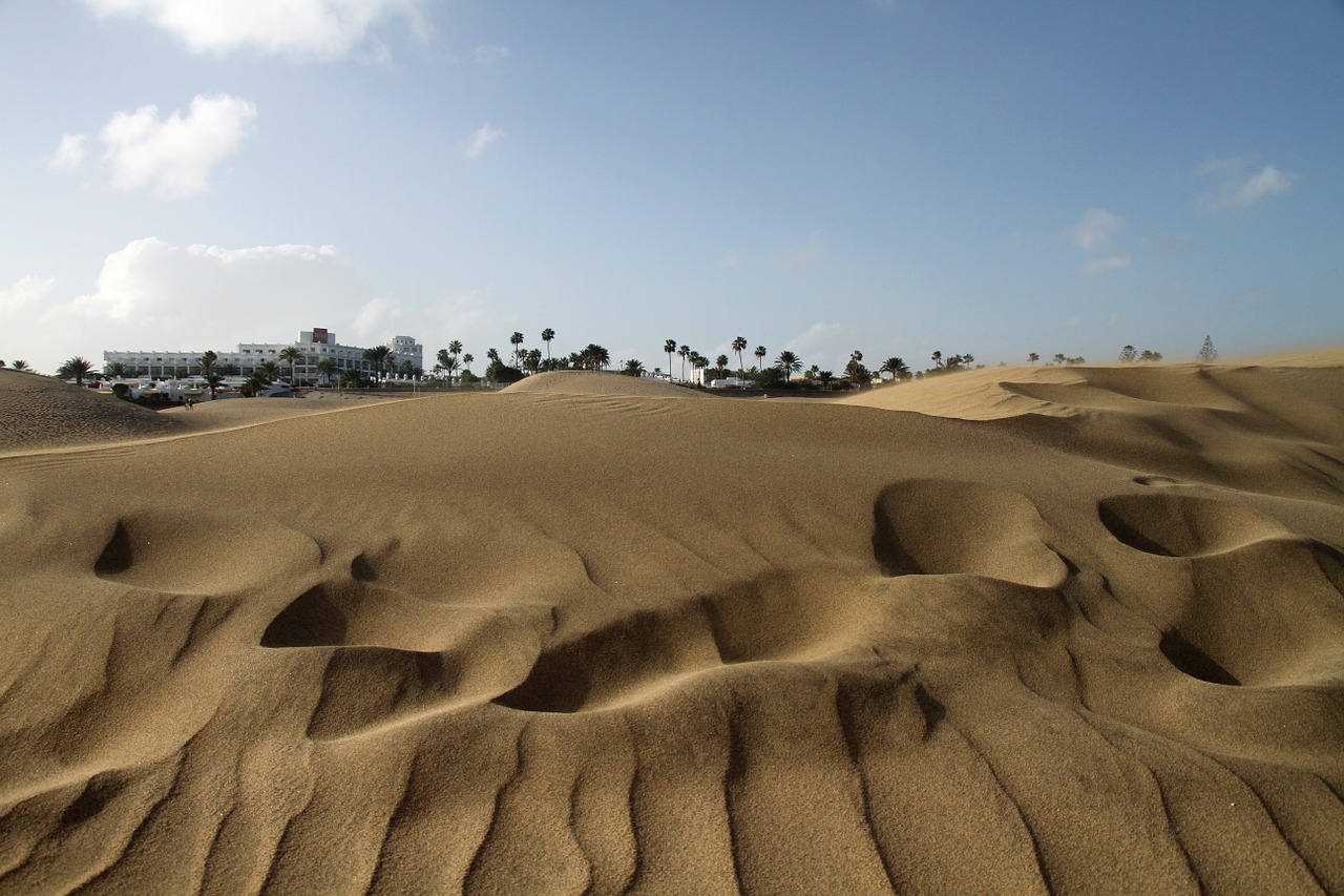 dunes gran canaria canary islands free photo