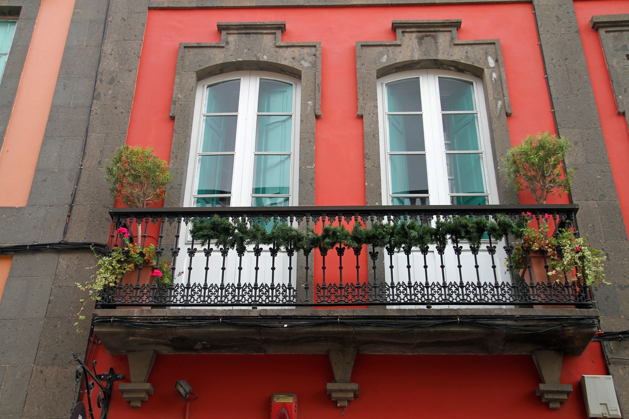 balcony gran canaria spain free photo