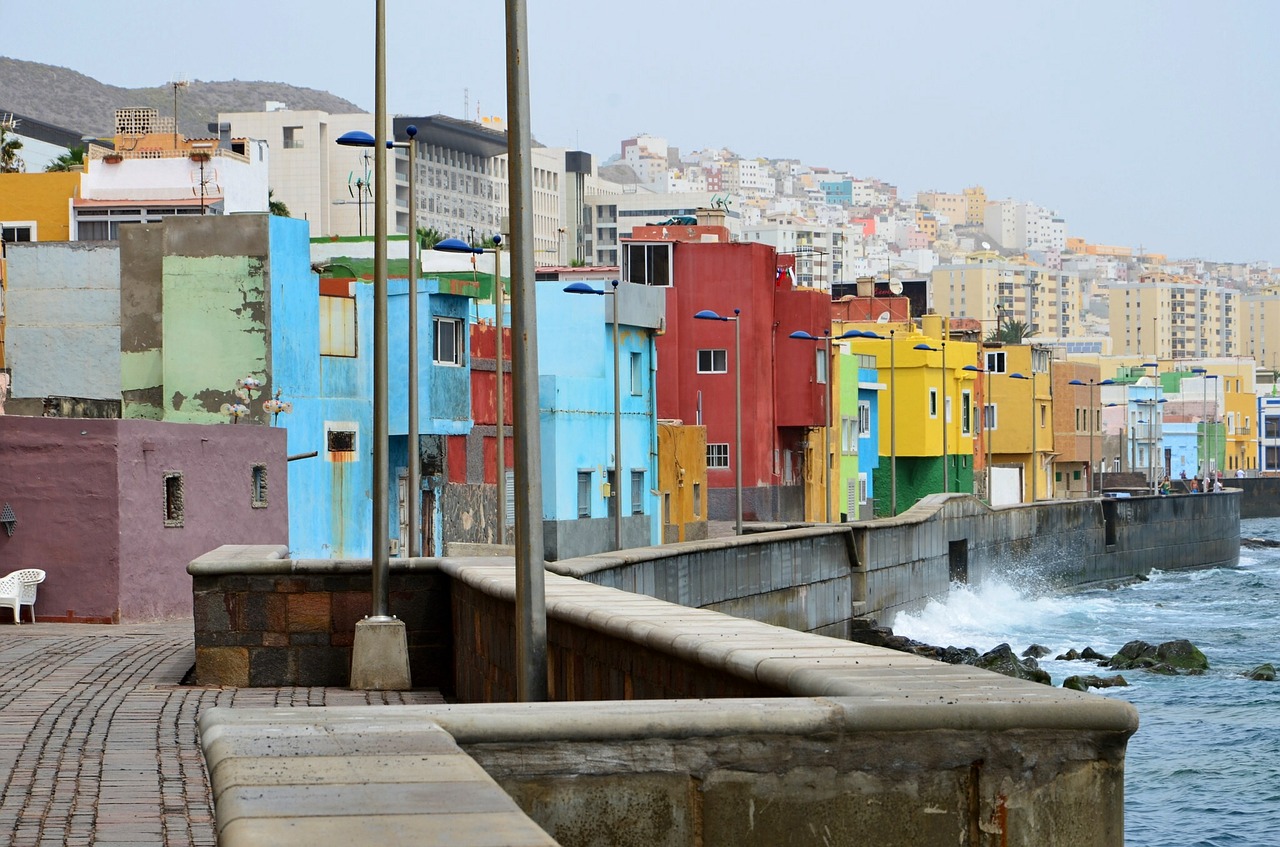 gran canaria city sea free photo