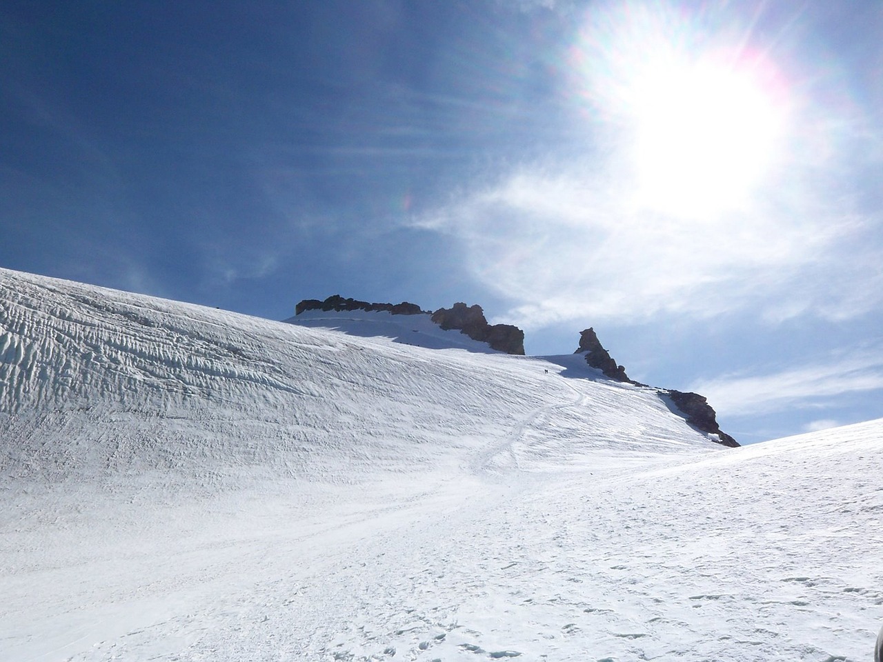 gran paradiso mountain alps free photo