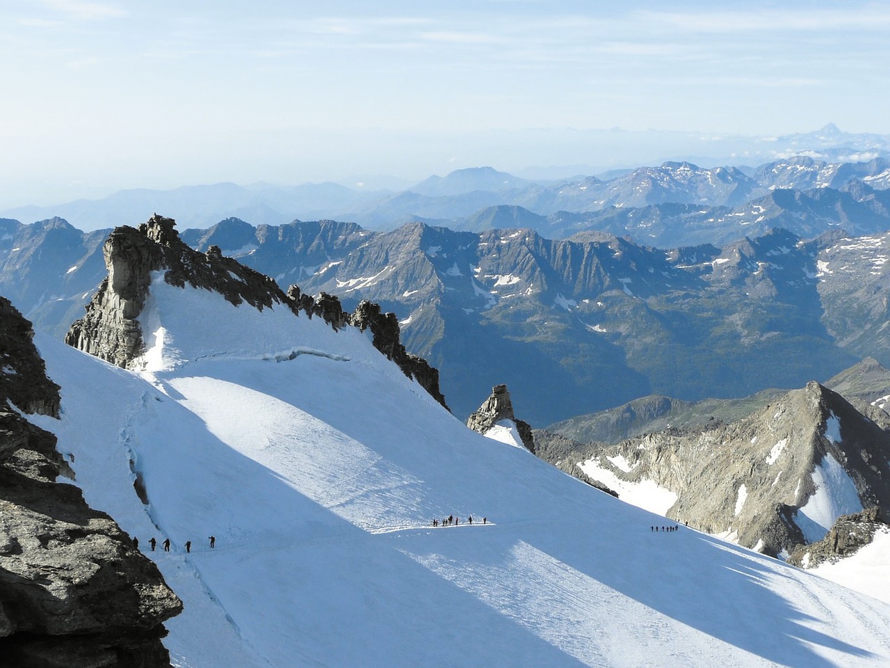 gran paradiso mountain alps free photo