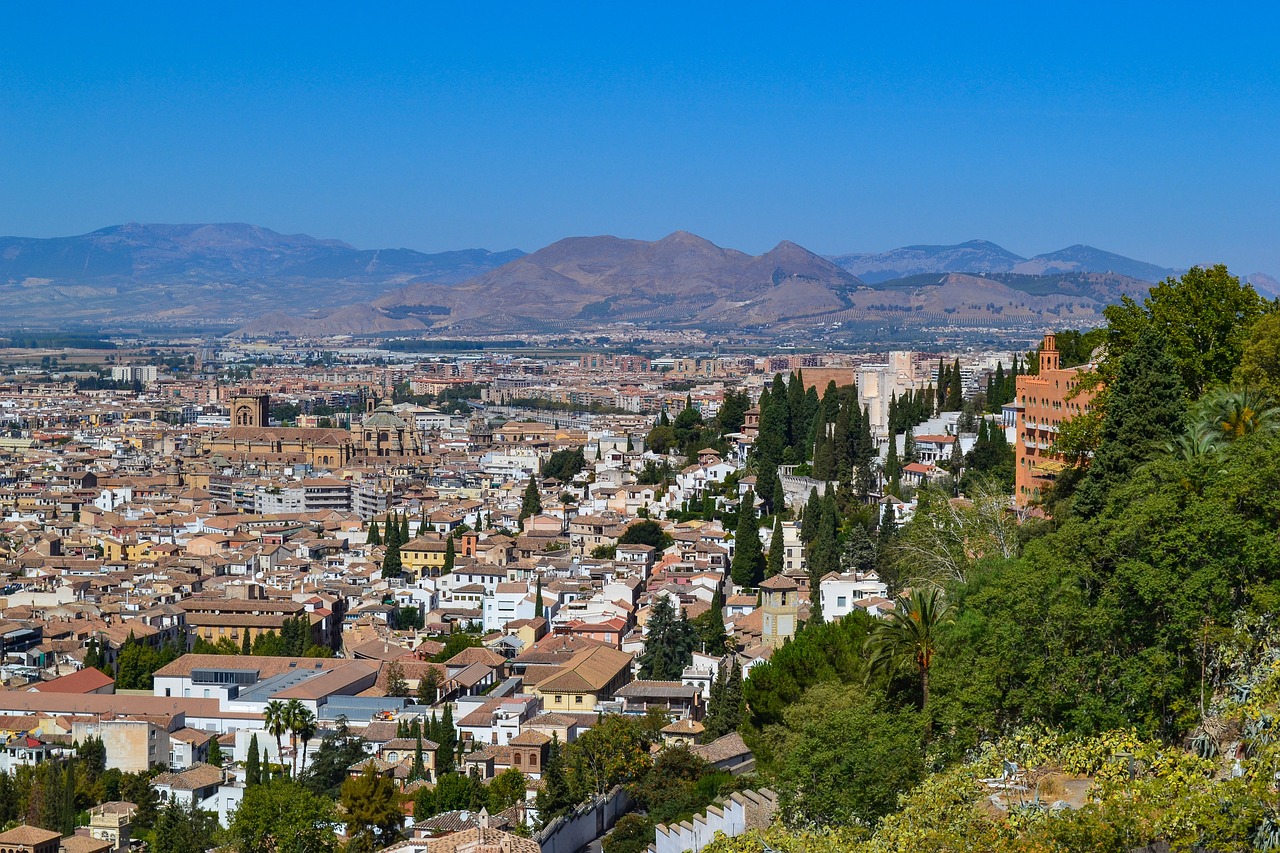 granada spain cityscape free photo