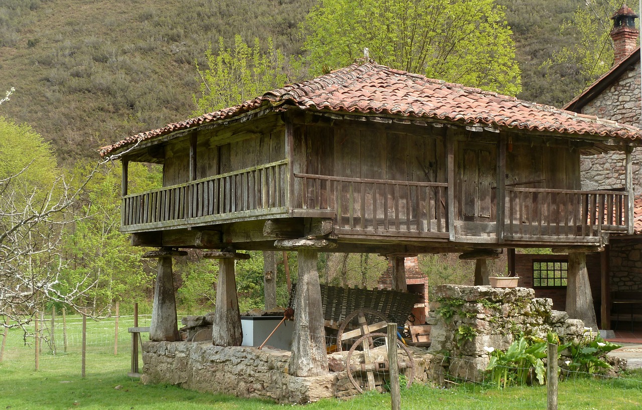 granary field asturias free photo
