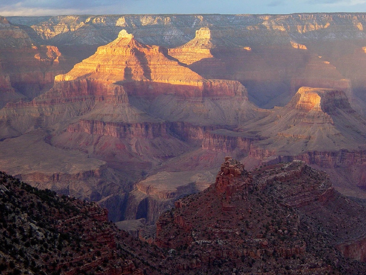 grand canyon sunset landscape free photo