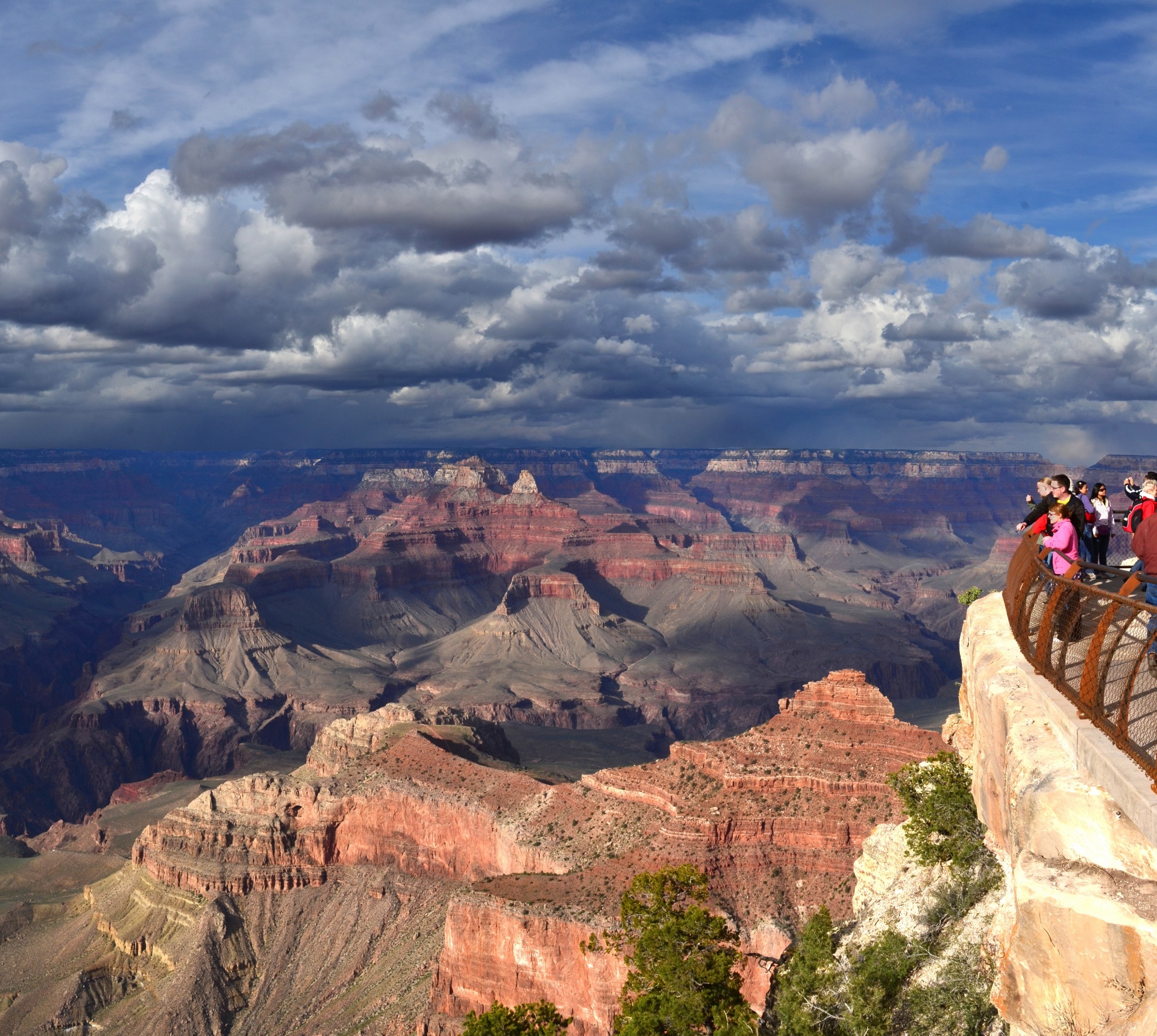 grand canyon clouds landscape free photo