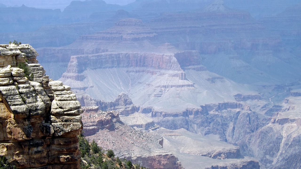 grand canyon cliff scenery free photo