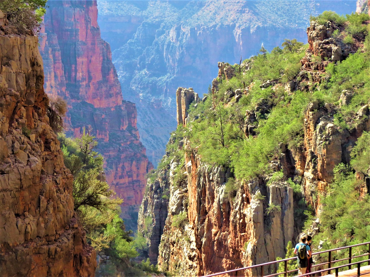 grand canyon bridge gorge free photo