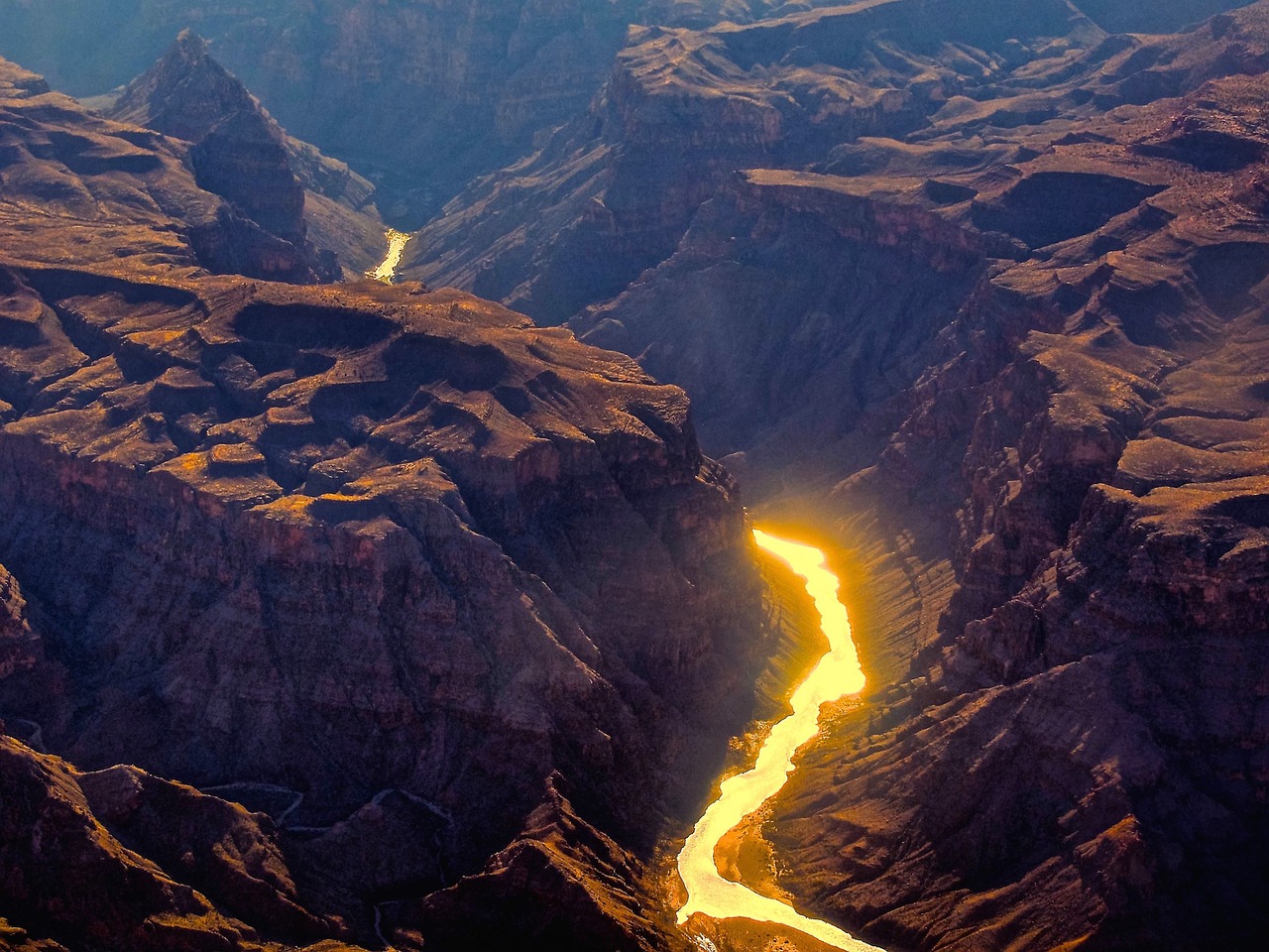 grand canyon river canyon free photo