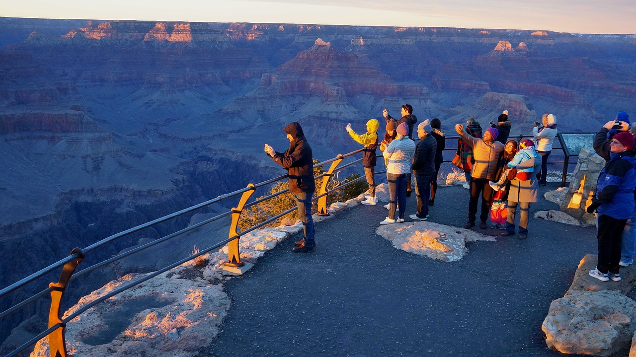 grand canyon  sunset  arizona free photo