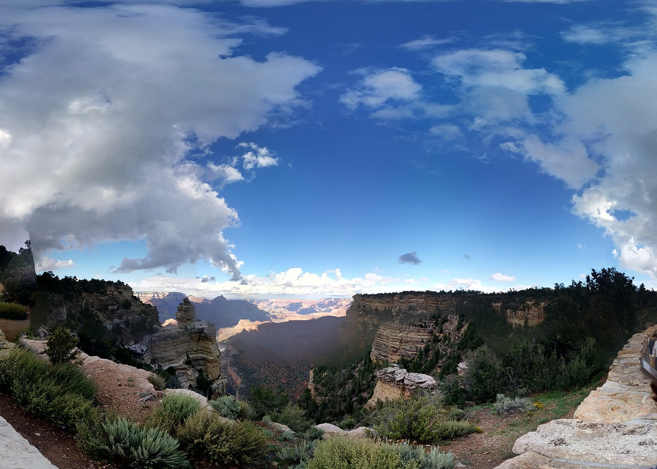 grand canyon panorama scenery free photo