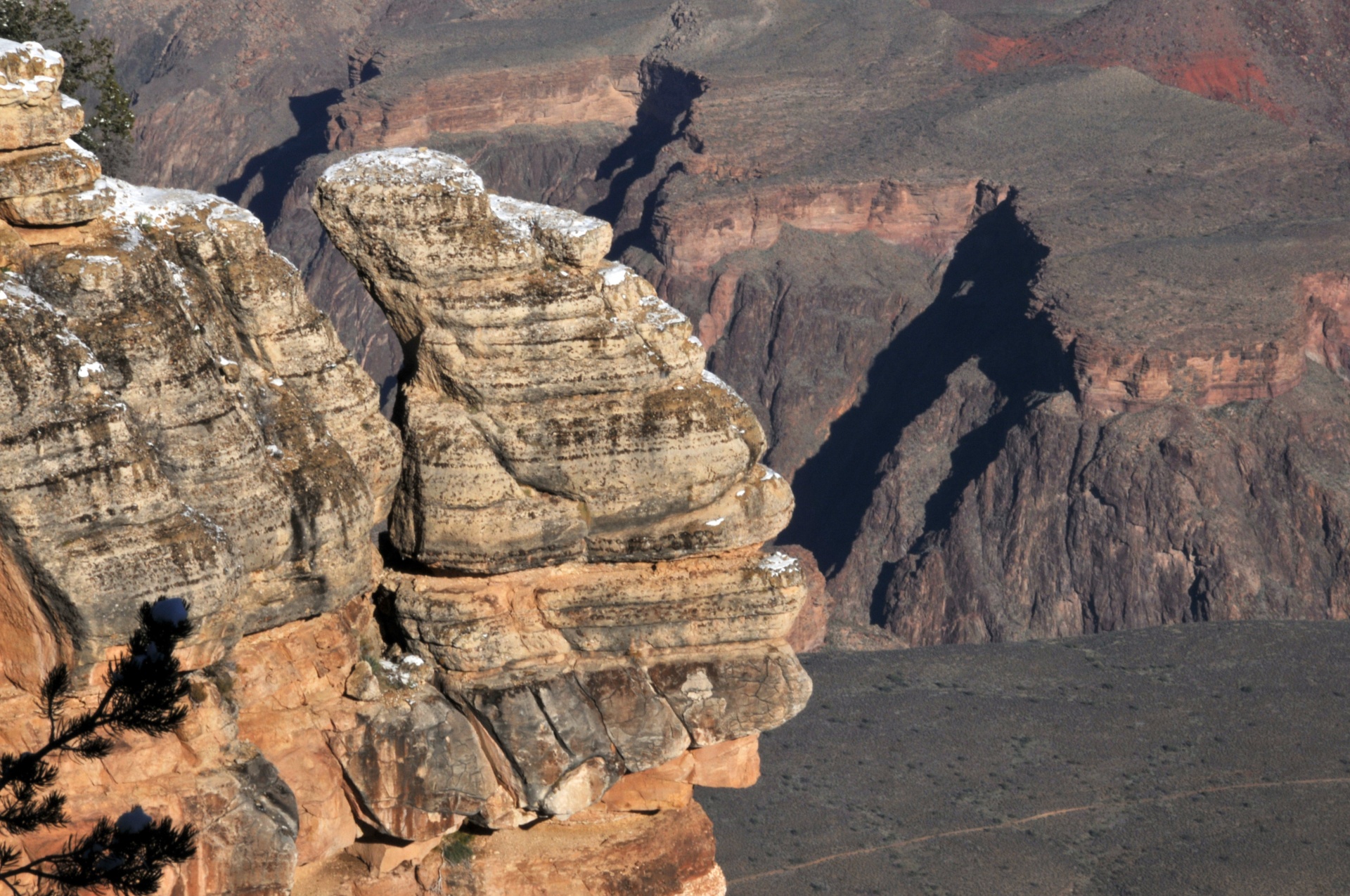 grand canyon rim cliff free photo