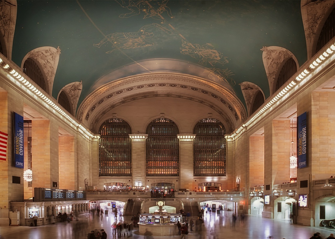 grand central station new york city people free photo