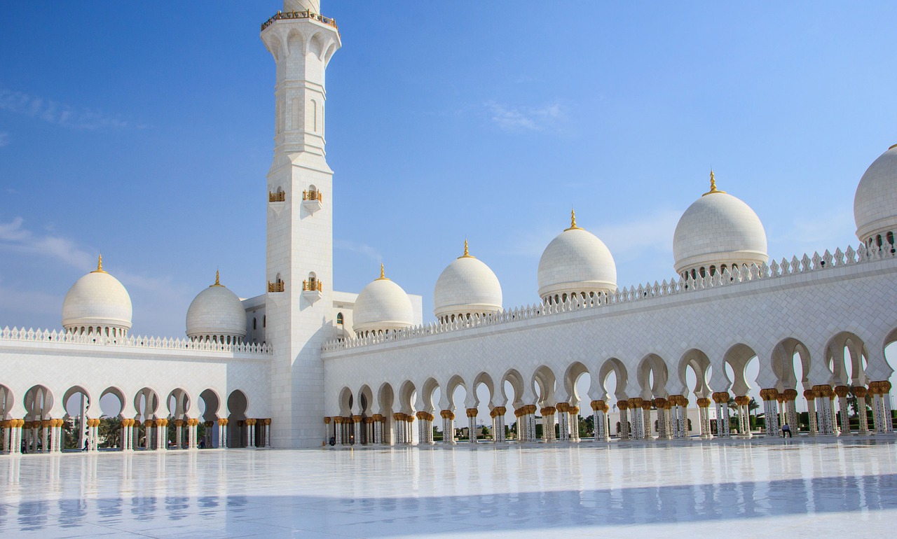 grand mosque abu dhabi zayed free photo