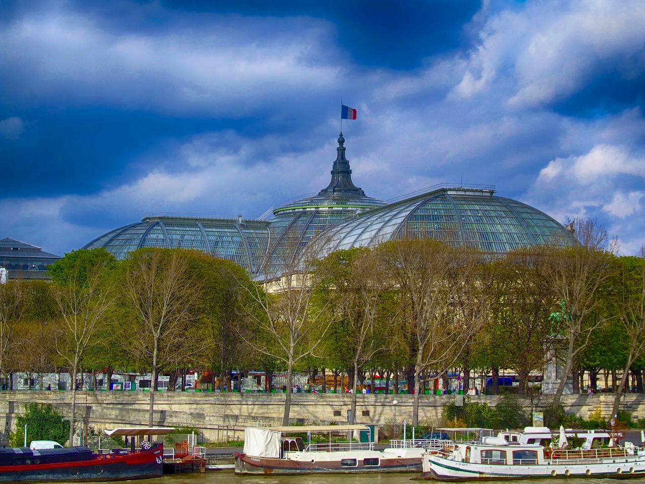 grand palais paris france free photo