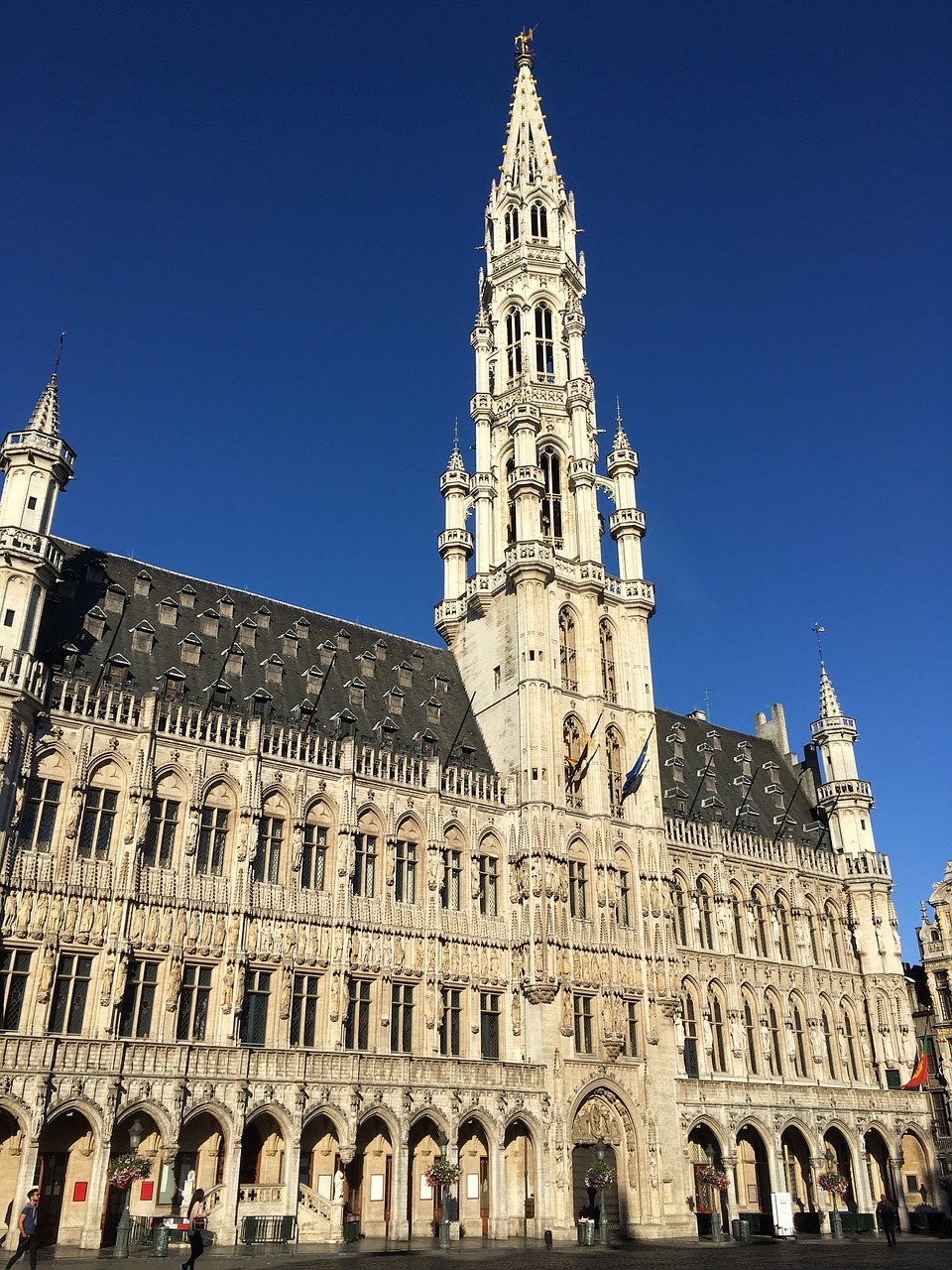 grand place town hall brussels free photo