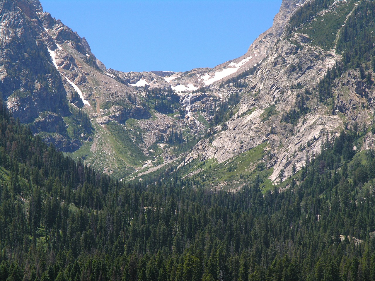 grand teton national park wyoming sky free photo