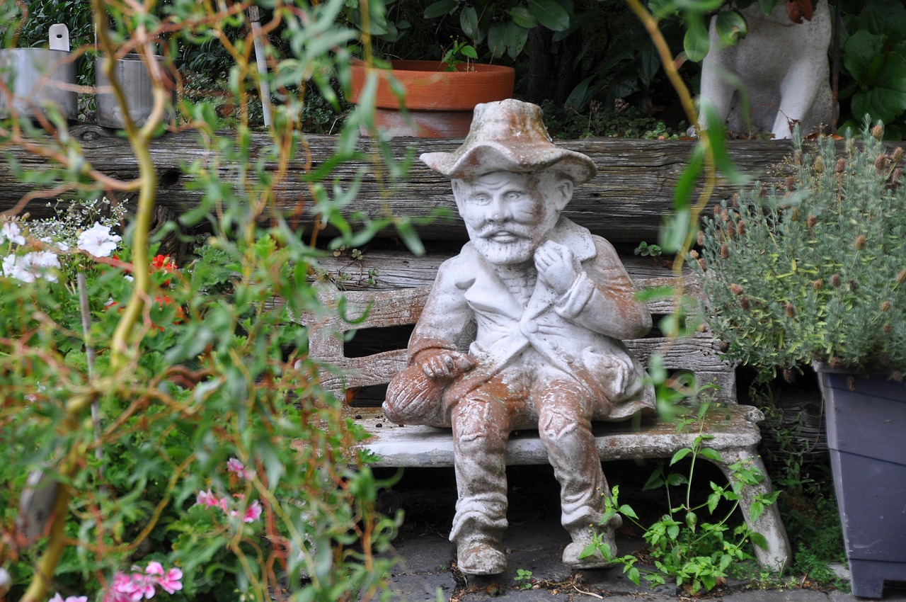 grandfather guardian of the garden garden free photo