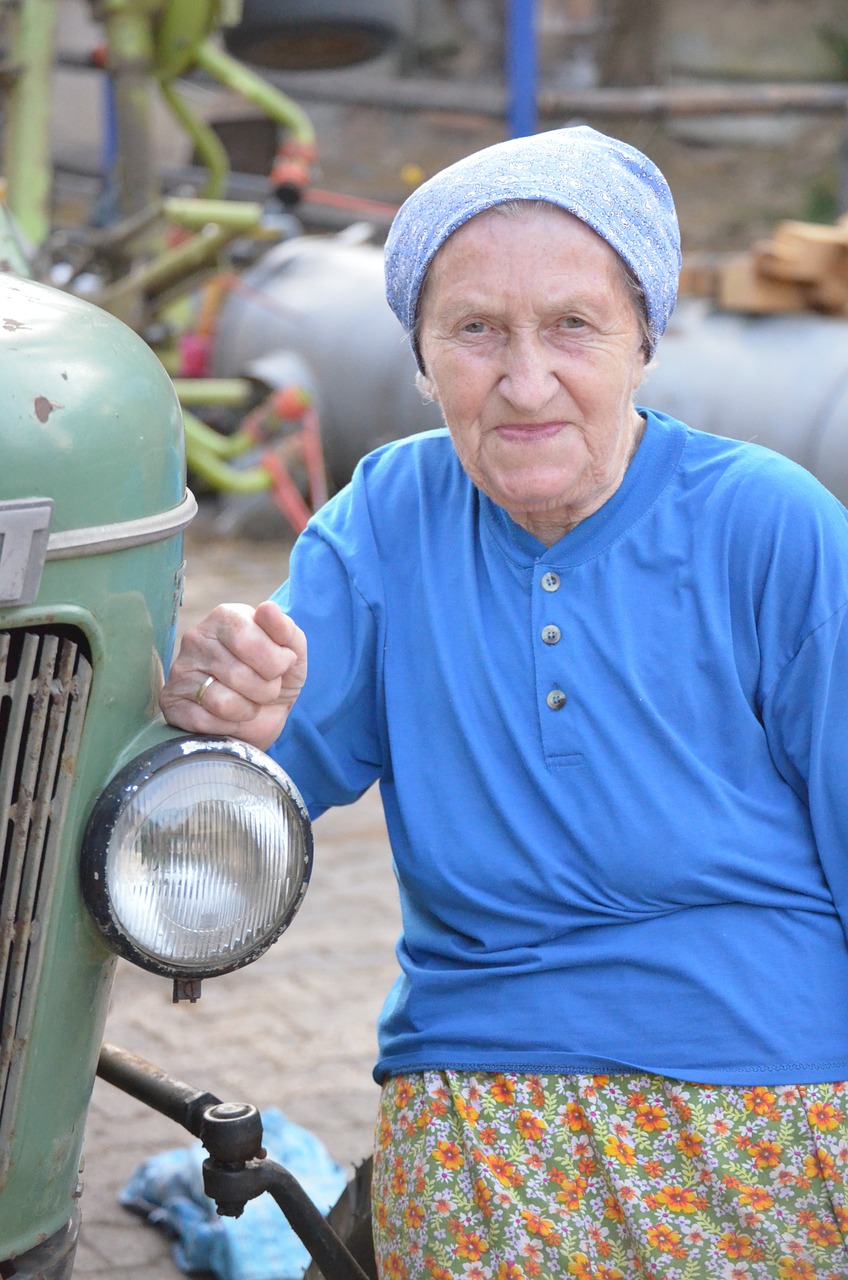 grandma farmer's wife woman free photo