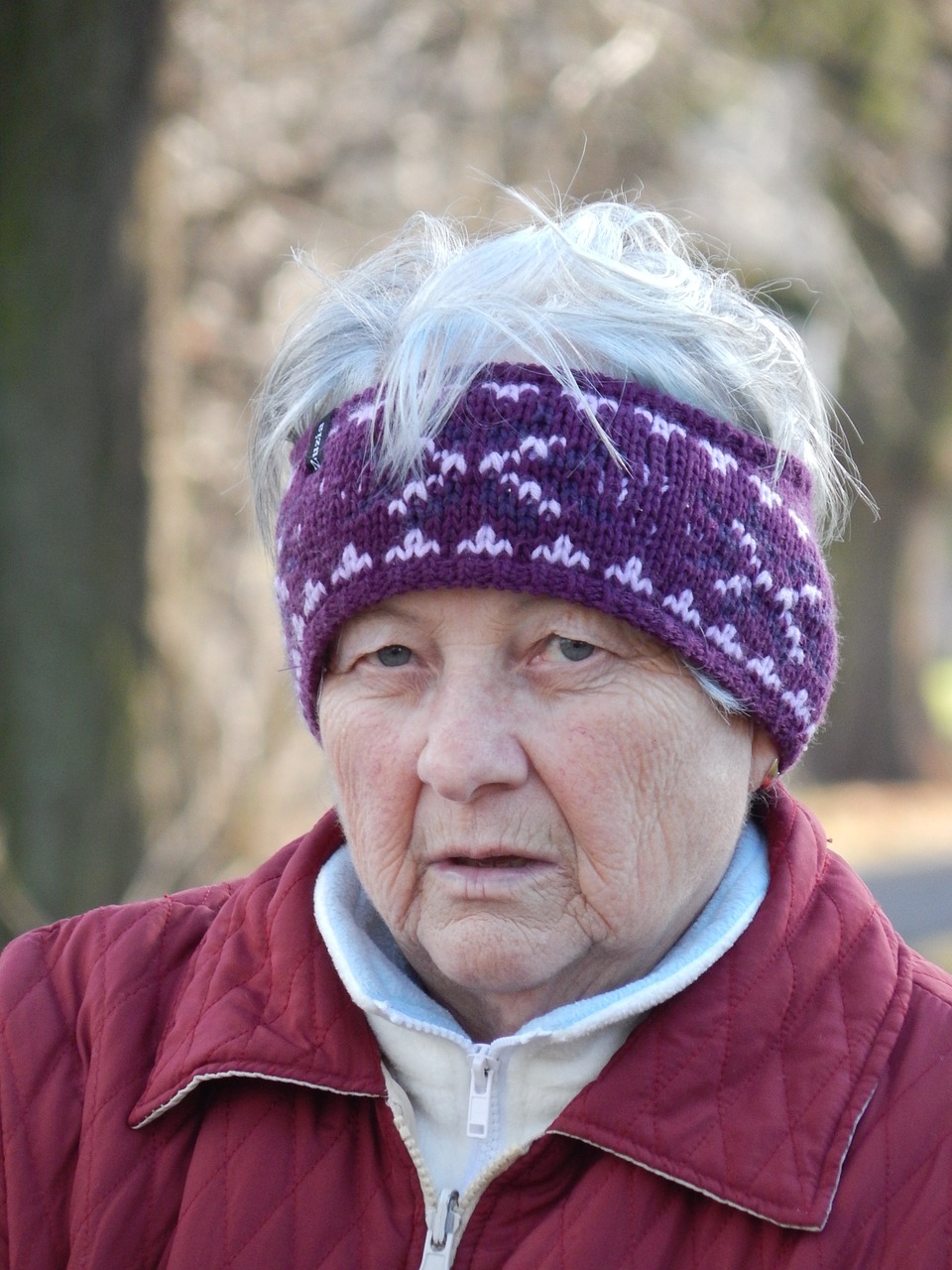 grandma portrait walk free photo