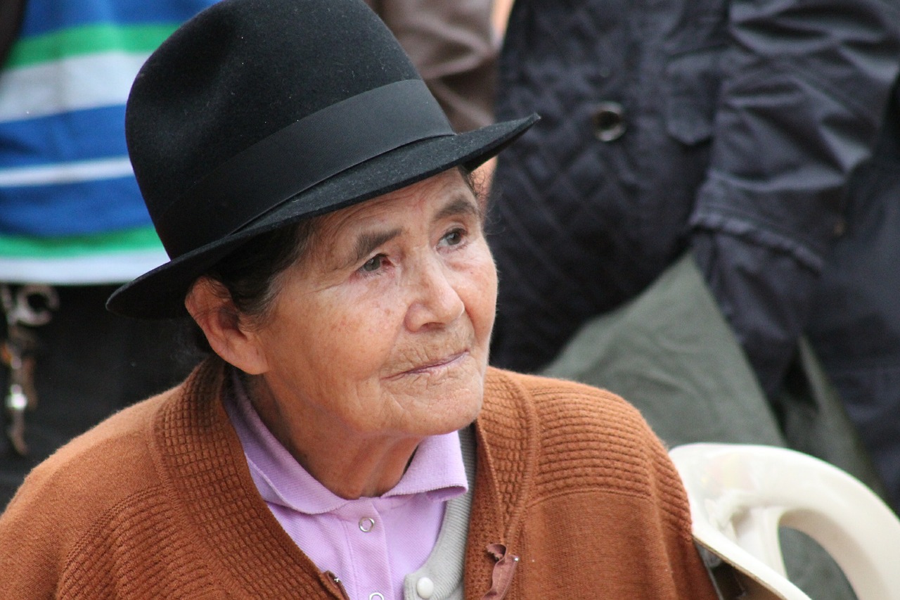 grandmother peasant colombia free photo