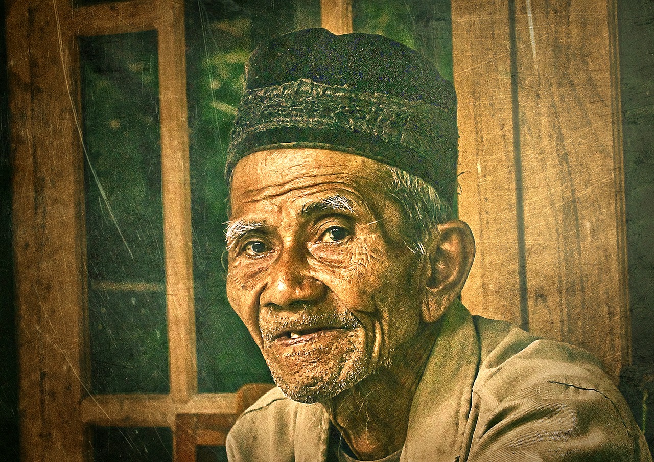 grandpa indonesian parents free photo