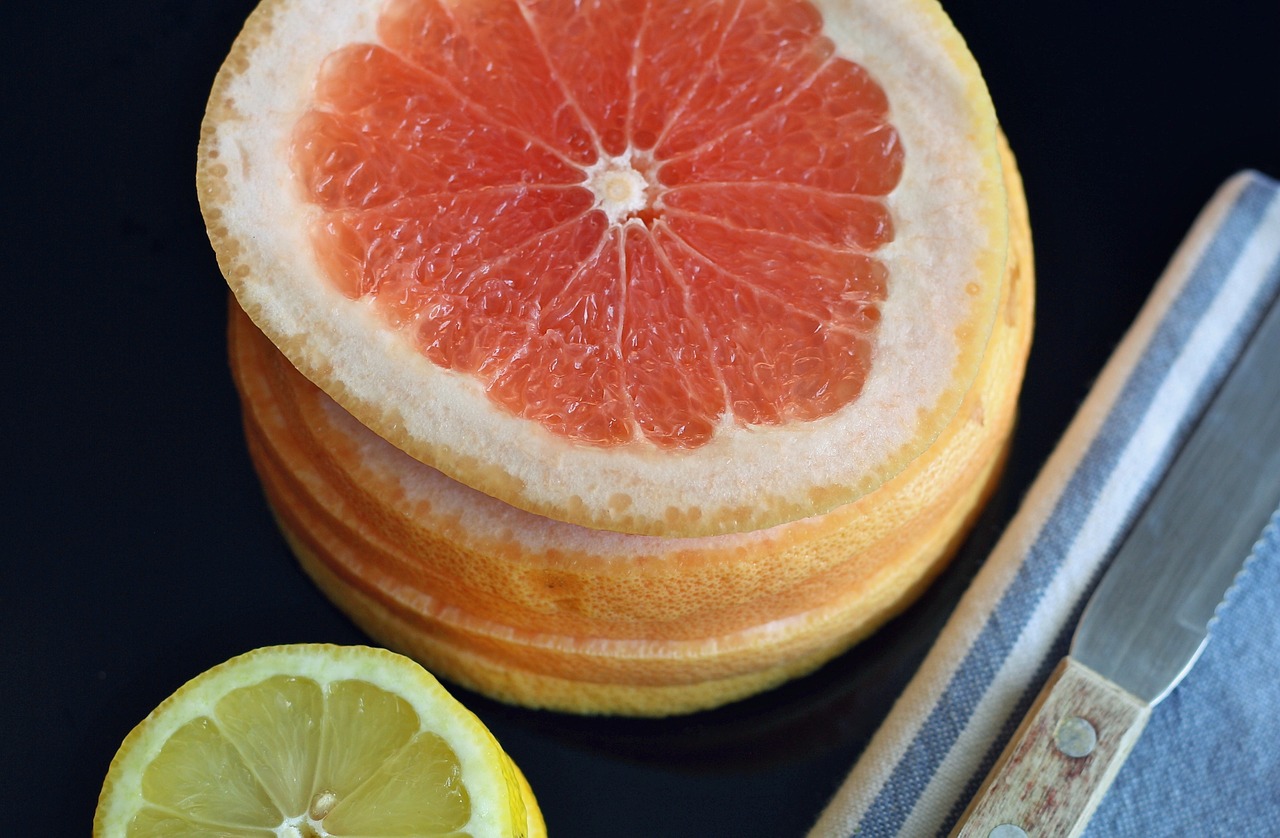 grapefruit lemon fruit free photo
