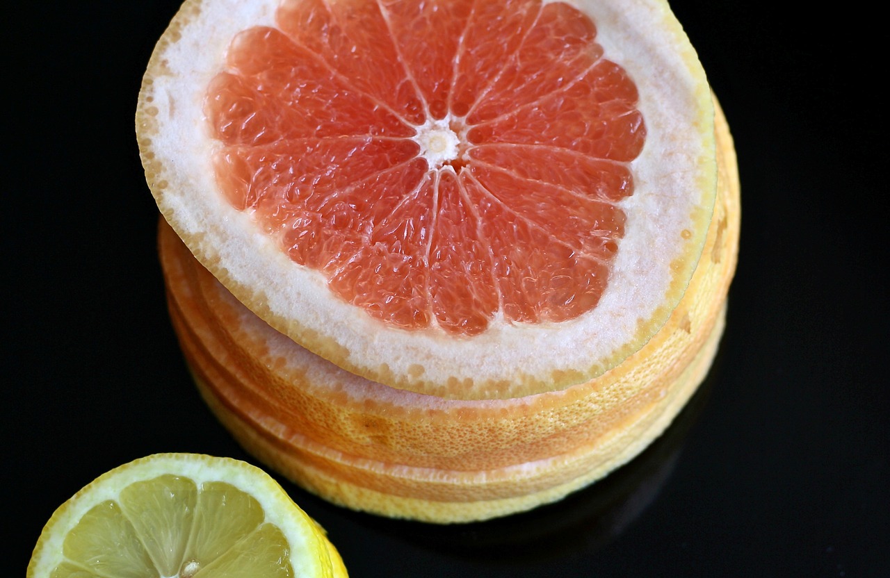 grapefruit lemon fruit free photo
