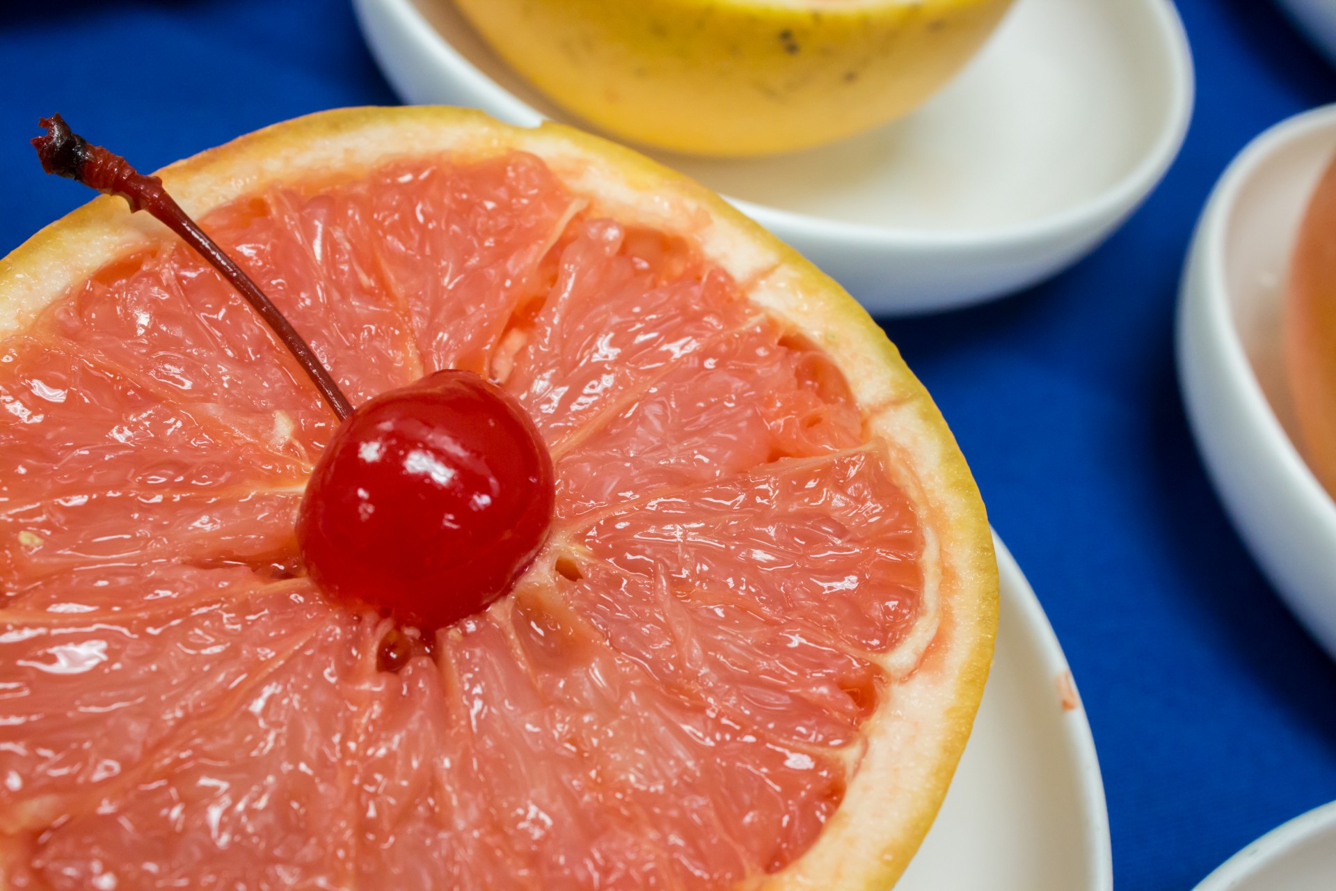 grapefruit cherry fruit free photo