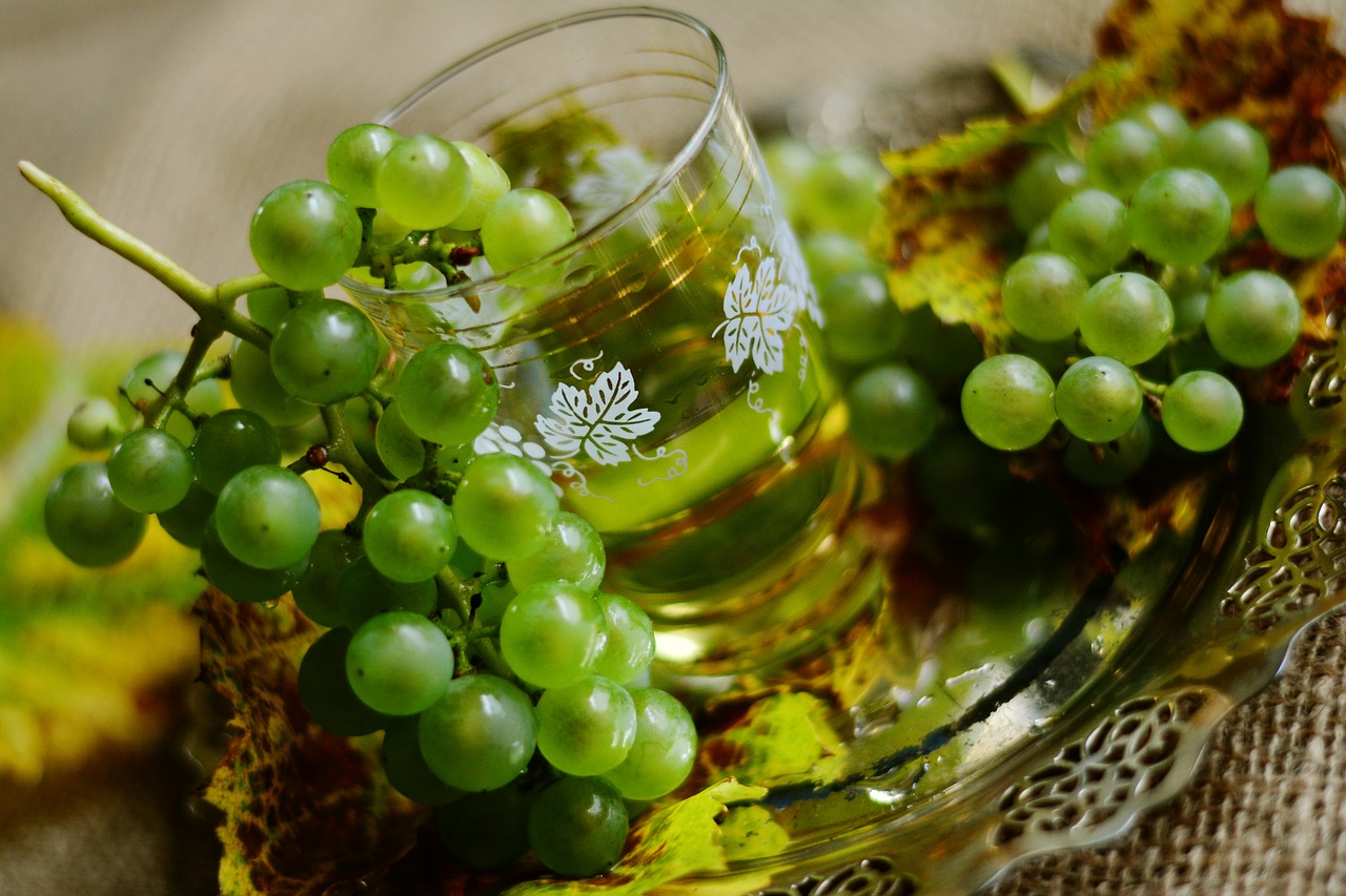 grapes wine white wine free photo